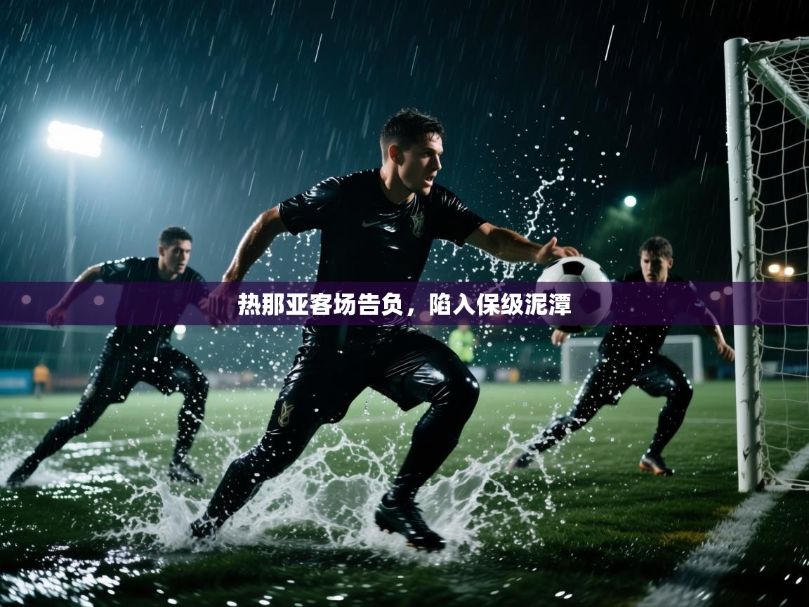 热那亚客场告负,陷入保级泥潭 第2张